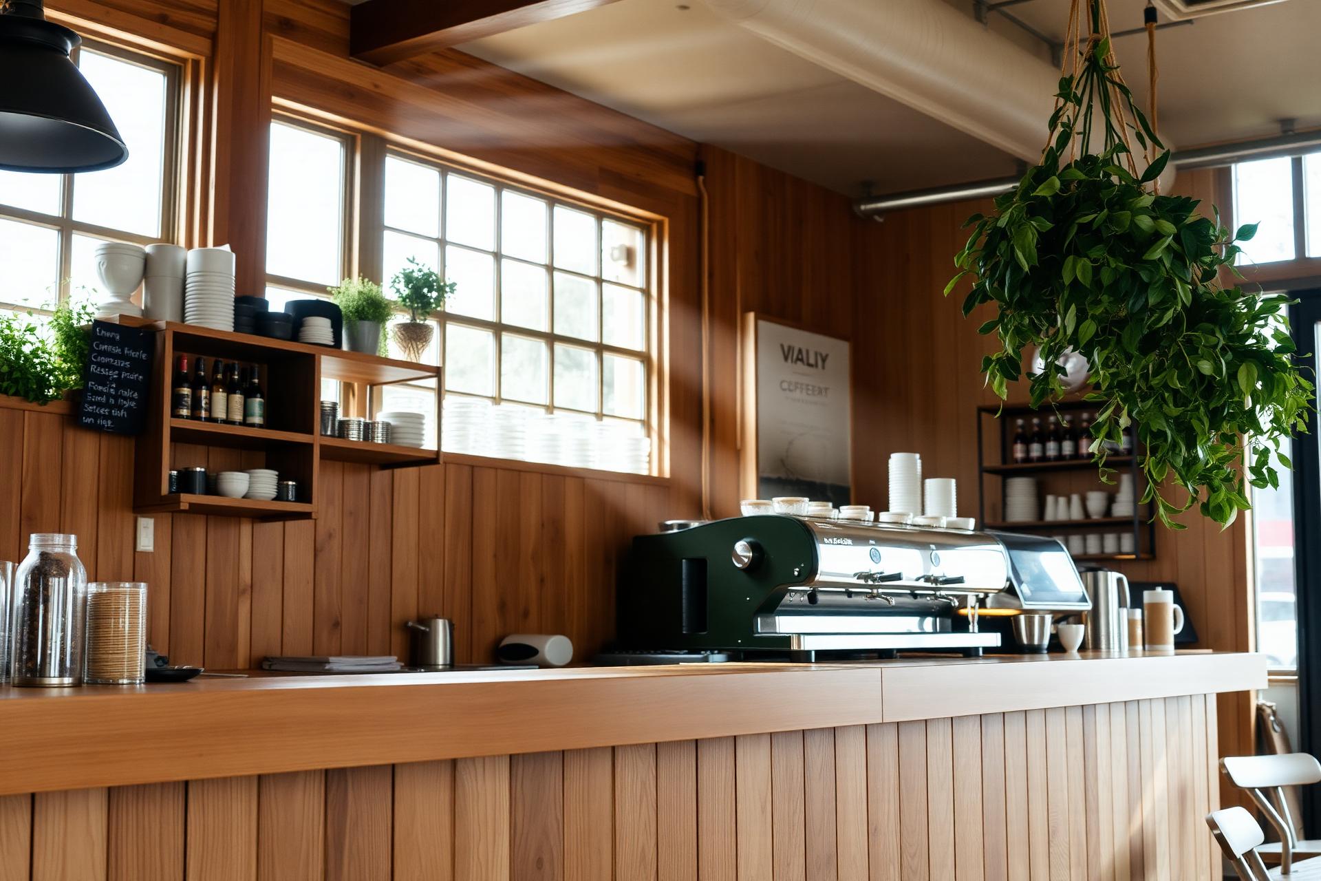 Interior acogedor de Café Mirlo en Matamoros